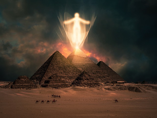 great pyramids -escort pharaohs in the afterlife