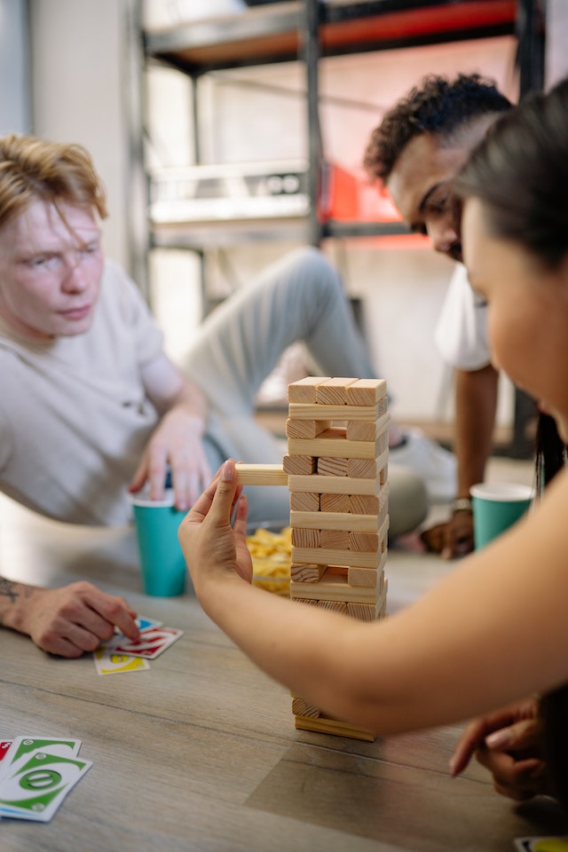 games to play with three people - jenga